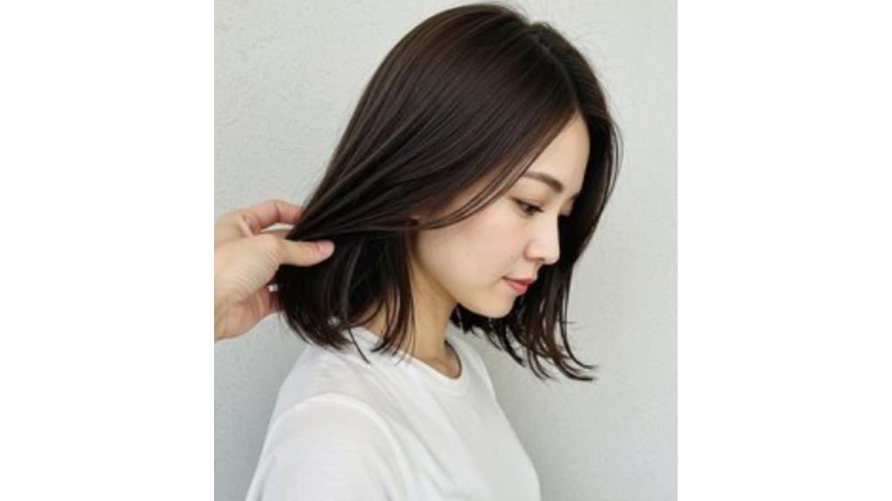 【忙しいママ向け】スタイリング不要の髪型はこれ！楽ちんでおしゃれなヘアカタログ｜② こなれ感のあるナチュラルストレート