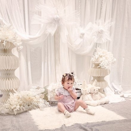 かわいいフォトブースが並ぶ会場！楽しそうな娘にママも嬉しい気持ちに