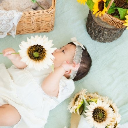 満面の笑みでゴール！歩き始めの娘も参加できるハイハイレース