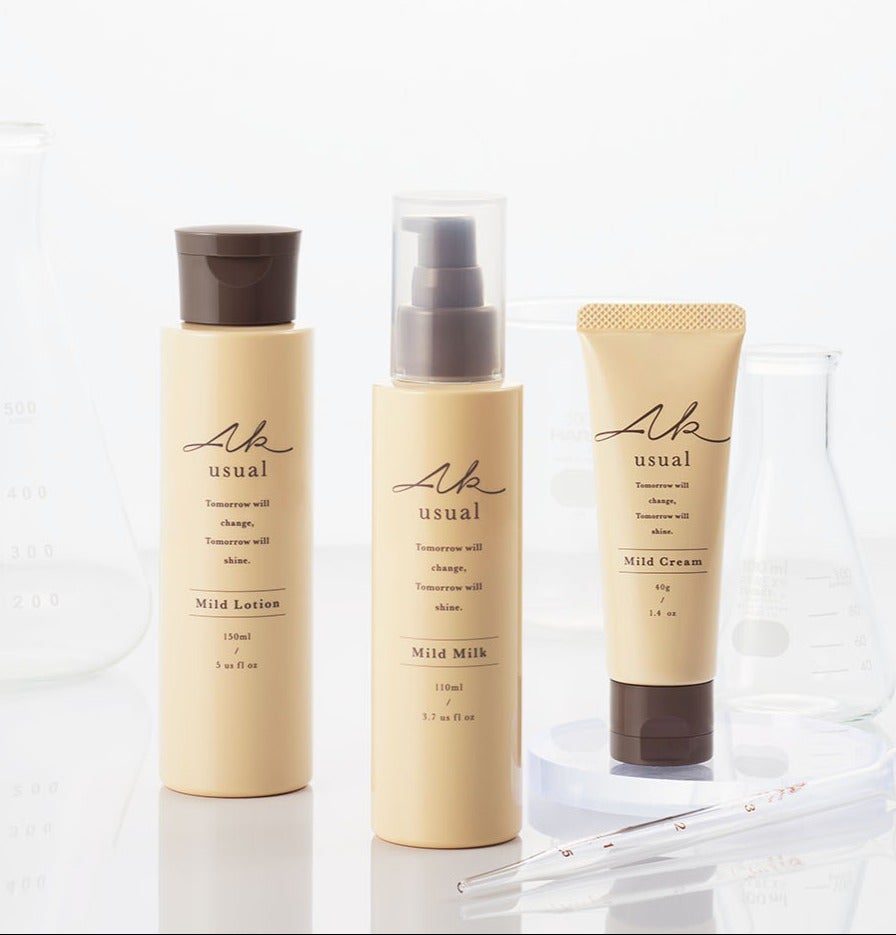 AK usual　保湿スキンケア３品セット