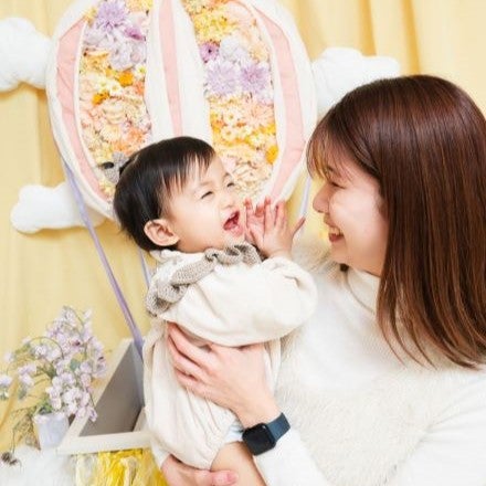 緊張していた娘もニコニコ!やさしい雰囲気のなかで心開いた瞬間