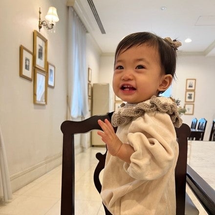 緊張していた娘もニコニコ!やさしい雰囲気のなかで心開いた瞬間