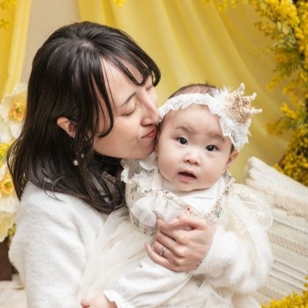 親子のツーショット、同行した母がオフショット撮影も！